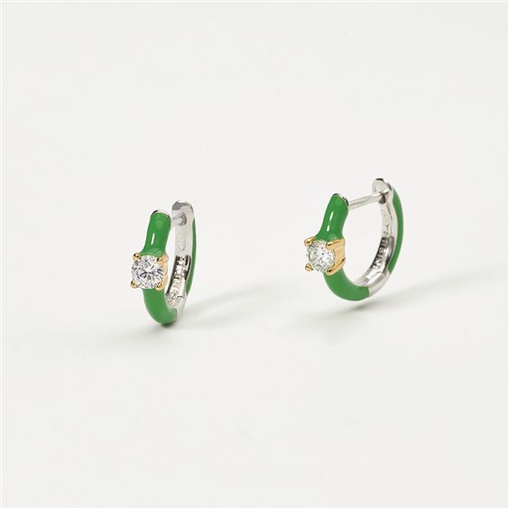 Orecchini Mabina Donna Marshmallow in Argento Zircone 563510 - 563510